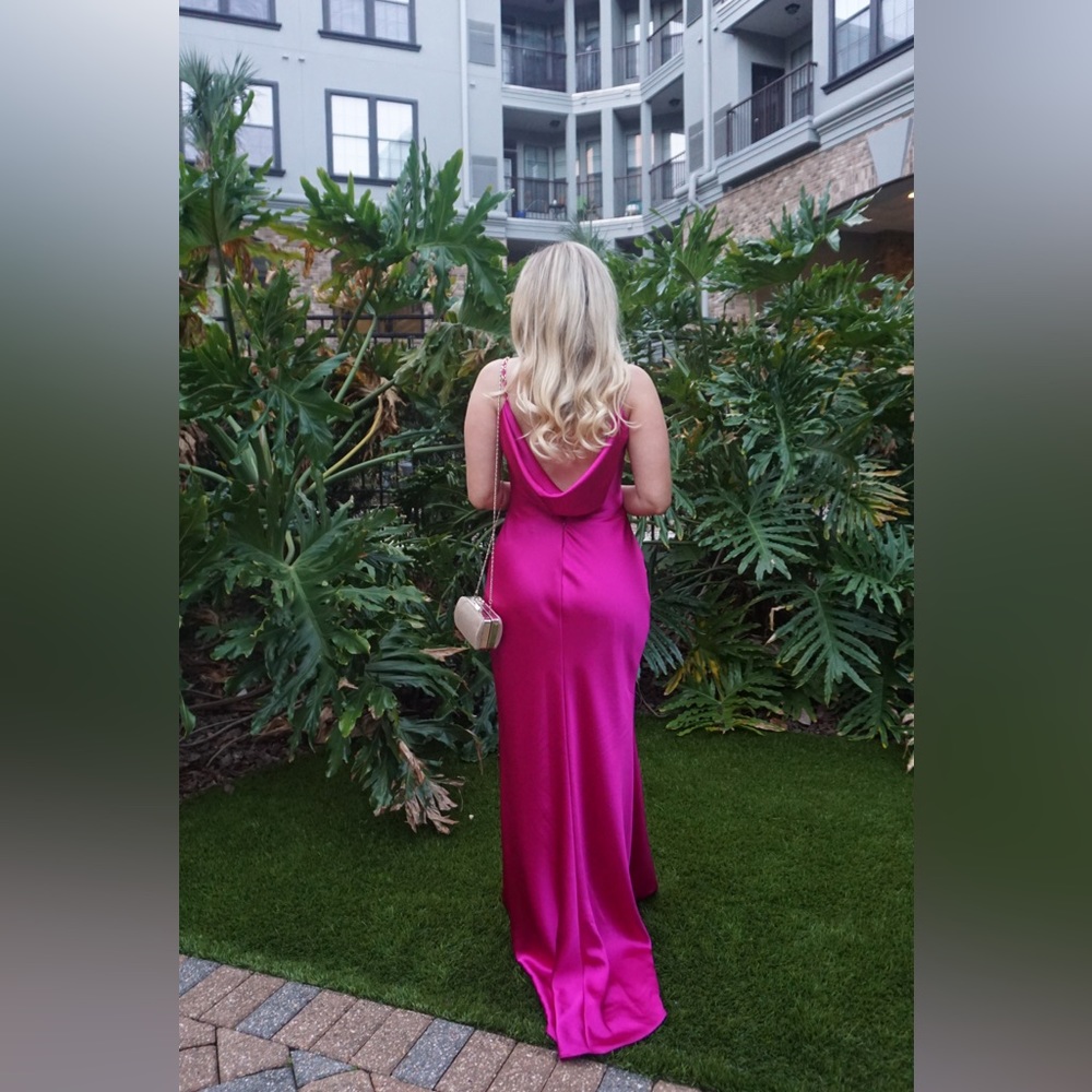 Formal Dress, Pink, Bloomingdale’s, worn ONCE! Great condition